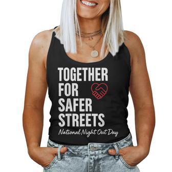 National Night Out Day August 2025 Women Women Tank Top - Thegiftio UK
