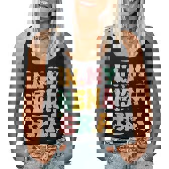 In My Nena Era Retro Groovy Nena Grandma Cute Women Tank Top | Mazezy