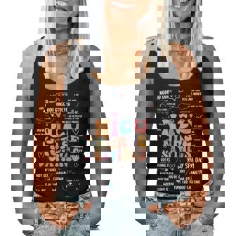 Nicu Nurse Sayings Nursing Student Nicu Rn Women Tank Top - Thegiftio