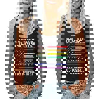 No Kings In America We The People Political Lgbtq Women Tank Top - Thegiftio