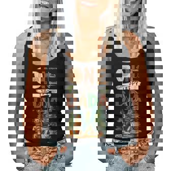 One Happy Dada Camper First Birthday Camping Bear Mother Women Tank Top - Thegiftio