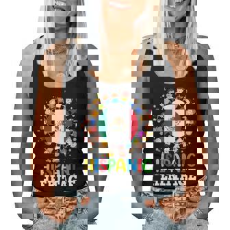 Hispanic Heritage Month Mexican Flag Mexico Boys Girls Women Tank Top - Thegiftio