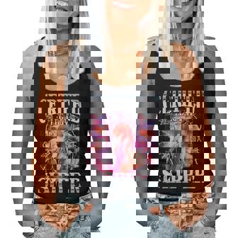 Patrón De Día De Pierna Certificado Divertido Flamingo Gym Meme Workout Camiseta sin mangas para mujer - Regaloses