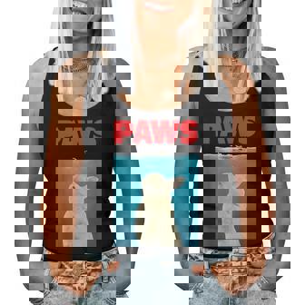 Paws Bunny 面白いパロディ ウサギ好きのギフト レディースタンクトップ - Kawaiitshirt