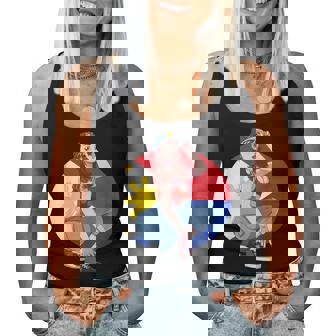 Pinay Girl フィリピン 強い フィリピン国旗 フィリピンプライド レディースタンクトップ - Kawaiitshirt