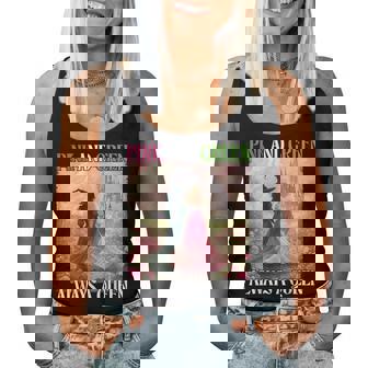 Pink And Green Always A Queen Witch Halloween Witches Women Tank Top - Thegiftio