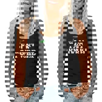 Plant Powered プラントパワー ヴィーガニズム ヴィーガン ベジタリアン レディースタンクトップ - Kawaiitshirt