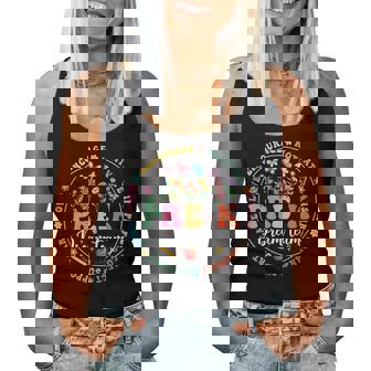 Pre-K Dream Team Back To School Teacher Flower Women Tank Top | Seseable FR