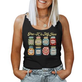 Pre-K Is My Jam Pre-K Teacher Appreciation Pre-K Team Women Tank Top - Thegiftio UK