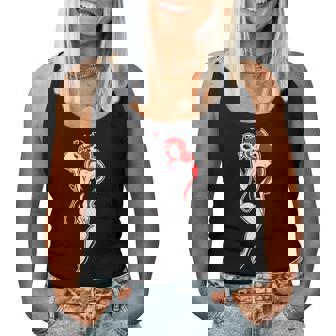 Pretty Girl Devil ピンナップガール トラディショナルフラッシュ レディースタンクトップ - Kawaiitshirt