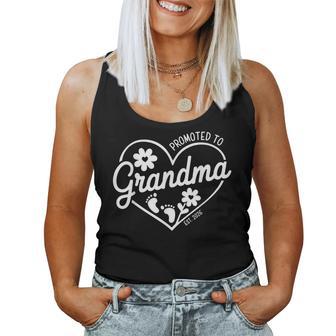 Promoted To Grandma Est 2026 Baby Announcement For Grandma Women Tank Top - Thegiftio UK