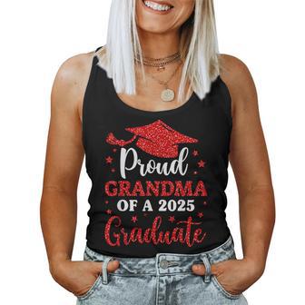 Proud Grandma Of A 2025 Graduate Grandma Graduation 2025 Women Tank Top - Thegiftio UK
