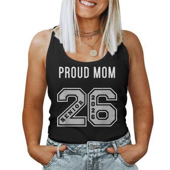 Proud Mom Of 2026 Senior Class Of 26 Proud Mom Jersey 2 Women Tank Top - Thegiftio UK
