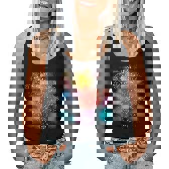 Pyrotechnics パイロマニック花火 パイロ爆発ロケット レディースタンクトップ - Kawaiitshirt