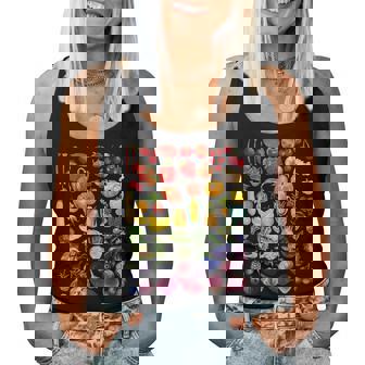 Rainbow Fruit And Vegetable Vegans Gardeners Vegetarian Day Women Tank Top - Thegiftio