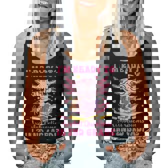 Ready To 2Nd Grade Axolotl First Day Of School Girl Women Tank Top - Thegiftio