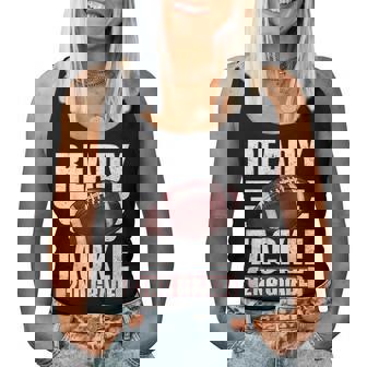 Im Ready To Tackle 2Nd Grade Football First Day Boys Teacher Women Tank Top - Monsterry