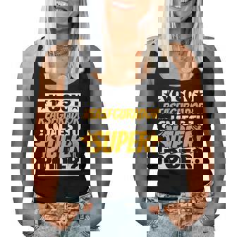 Reasegurador Divertidouperpoder Cuello Camiseta sin mangas para mujer - Regaloses