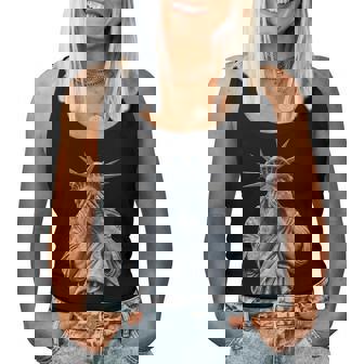 Resist Statue Of Liberty Crying Protest Equality Women Women Tank Top | Mazezy