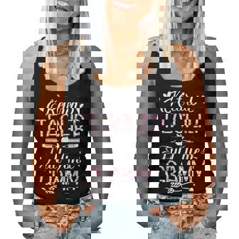 Retired Teacher Full Time Grammy Flower Retirement Mom Women Tank Top | Mazezy