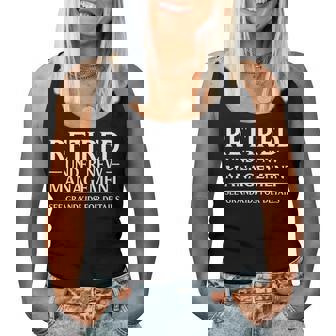 Retirement For Retired People Retirement Women Tank Top - Thegiftio