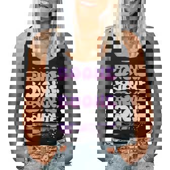 Retro Boone First Name Personalized Groovy 80'S Women Tank Top - Thegiftio