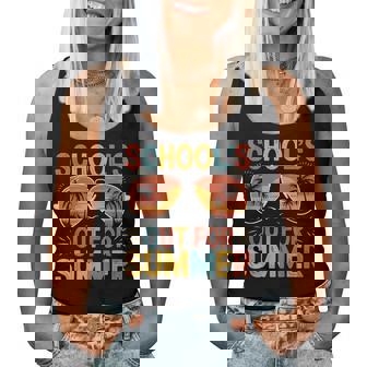 Retro Schools Out For Summer Last Day Of School Teacher Boy Women Tank Top - Monsterry