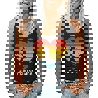 Retro Vintage Caterpillar Mom Mother's Day Animal Lover Women Tank Top | Mazezy