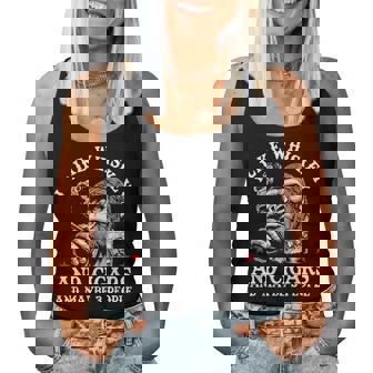 Retro I Like Whiskey And Cigars And Maybe 3 People Monkey Women Tank Top - Monsterry