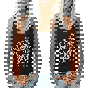 Rockabilly Rebel Pin-Up Girl In Dress Graphic レディースタンクトップ - Kawaiitshirt