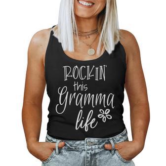 Rockin This Gramma Life Special Grandma Women Tank Top - Thegiftio UK