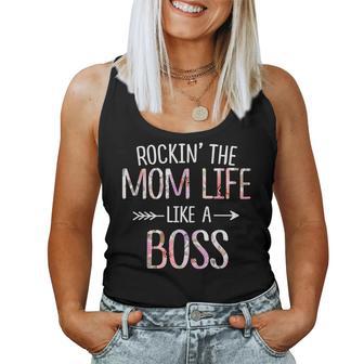 Rockin' The Mom Life Like A Boss Mother's Day Mom Women Tank Top - Thegiftio UK