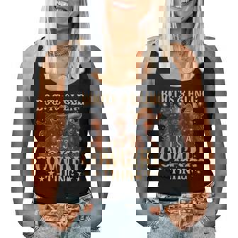 Rodeo Cowboy Boots And Bling Its A Cowgirl Thing Girls Women Women Tank Top - Thegiftio