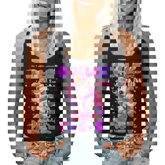 Rolling Into Pre-K Unicorn First Day Of School Girls Women Tank Top - Thegiftio