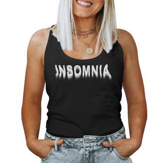 Ropa Estética Del Insomnio Ninguna Muchachauave Delueño De Las Es Del Grunge Cuello Camiseta sin mangas para mujer - Regaloses