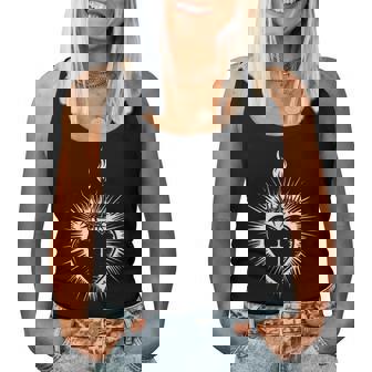 Sacred Heart Of Jesus Jesus Christ Christian Women Tank Top | Seseable FR