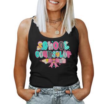 School Counselor Teacher First Day Of School Back To School Women Tank Top - Thegiftio UK