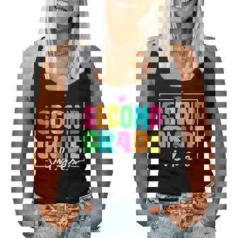 Second Grade Vibes Back To School Team 1St Grade Teacher Women Tank Top | Mazezy