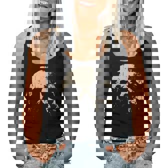 Skull Grunge Graphic For Men Women Tank Top - Monsterry