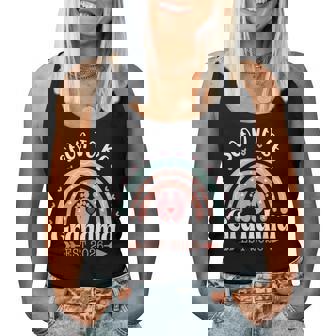 Soon To Be Grandma 2026 Rainbow Promoted To Grandma Est 2026 Women Tank Top - Thegiftio