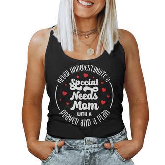 Special Needs Mom With A Prayer Special Needs Mama Women Tank Top - Thegiftio UK
