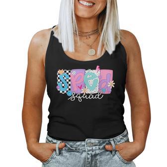 Sped Teacher Squad Floral Special Education Back To School Women Tank Top - Thegiftio UK