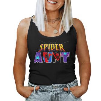 Spider Aunt Birthday Halloween Costumes Women Tank Top - Thegiftio