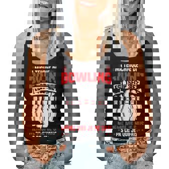 Sport Ma Technique De Bowling Est Topecrète Débardeur pour femme - Cadeauxyz