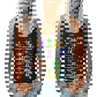 Sprunki All Here With Names For Boys And Girls Birthday レディースタンクトップ - Kawaiitshirt