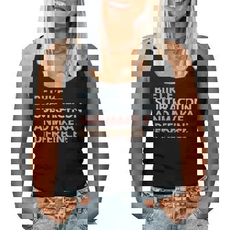 Be Like Subtraction And Make A Difference Math Teacher Women Tank Top | Mazezy