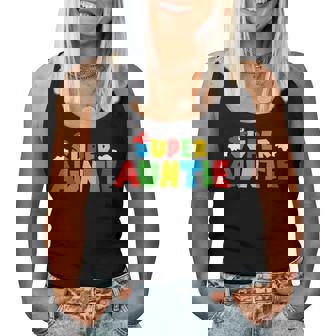 Super Gamer Aunt Day For Women Tank Top - Thegiftio UK