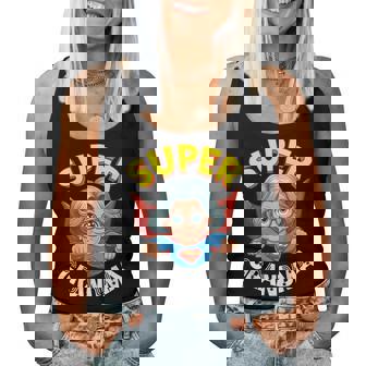 Super Grandma Hero Cape Flying Cartoon Grandmother Women Tank Top - Thegiftio