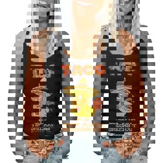 Taco Trump Always Chickens Out レディースタンクトップ - Kawaiitshirt