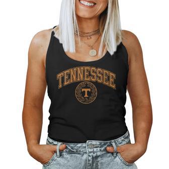 Tennessee Classic Tn Orange Retro Varsity Vintage Women Tank Top - Thegiftio